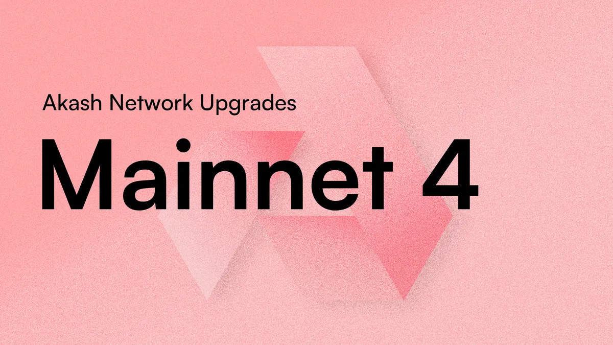banner image for the post Mainnet 4: Upgrade Timing, Resources, and More