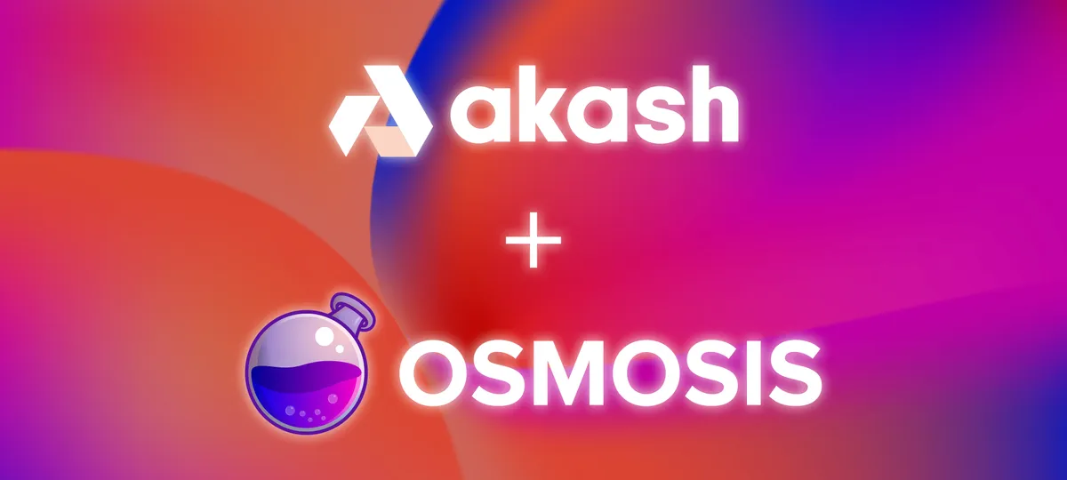 banner image for the post Akash Announces First AKT Token DEX Listing on Osmosis