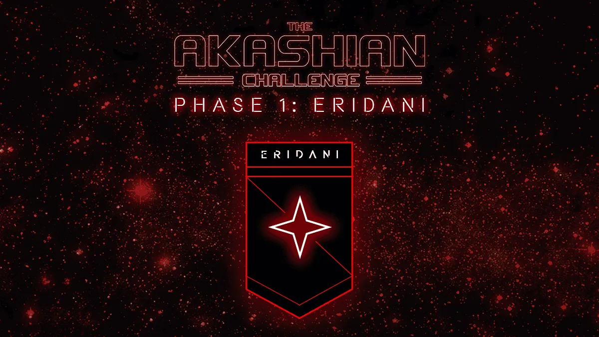 banner image for the post The Akashian Challenge Phase 1: Eridani Release Announcement