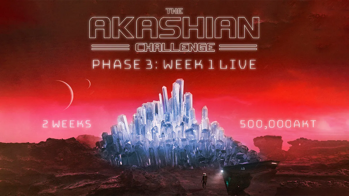 banner image for the post The Akashian Challenge Phase 3: Week 1 is LIVE!
