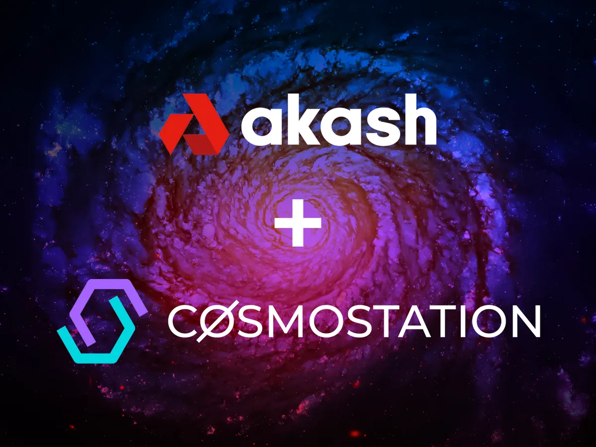 banner image for the post Akash Network Announces Integration Partnership with Cosmostation Wallet