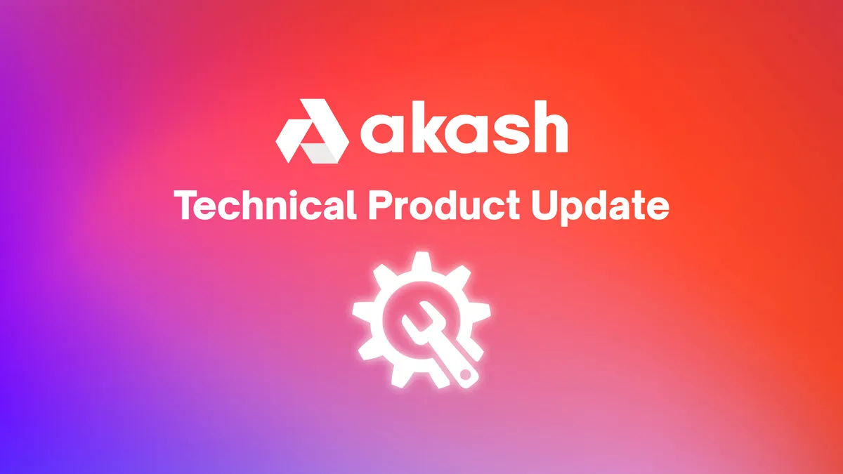 banner image for the post Q4 Update on Akash Roadmap 2022
