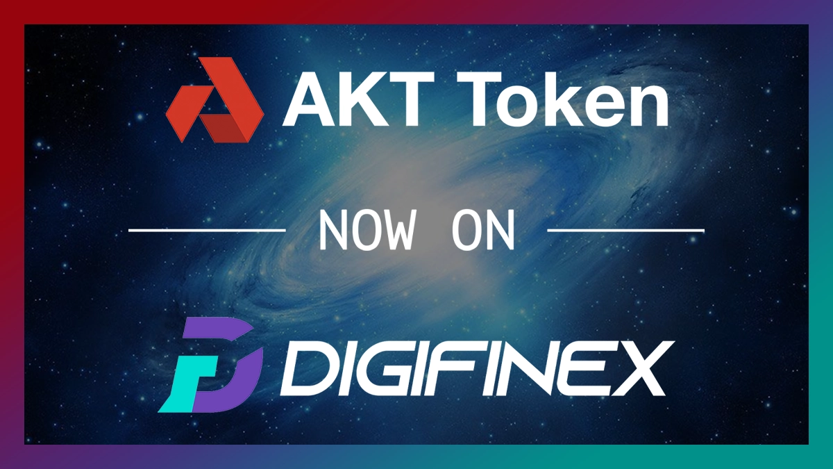 banner image for the post AKT Token Now On DigiFinex Exchange