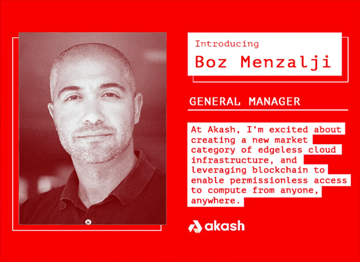 banner image for the post Introducing Boz Menzalji, General Manager