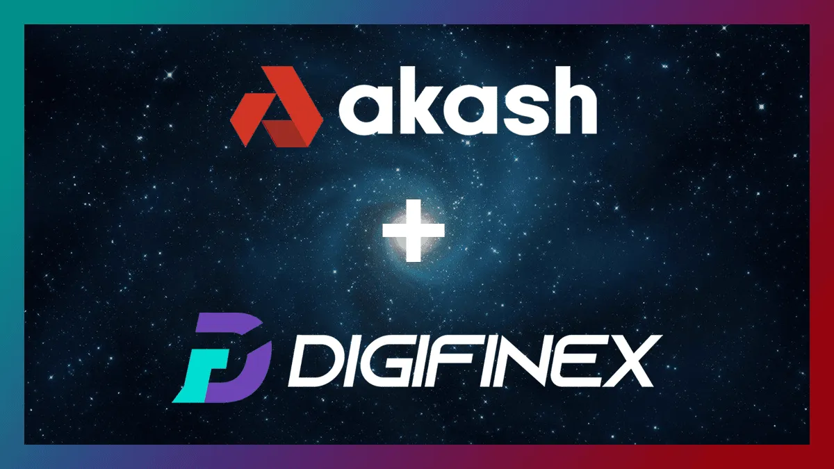 banner image for the post AKT Token Lists on DigiFinex Exchange