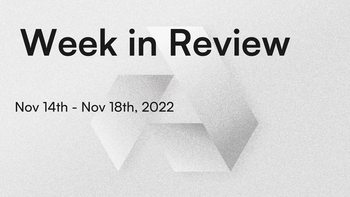 banner image for the post Week in Review With Greg Osuri: Nov 14th - Nov 18th, 2022