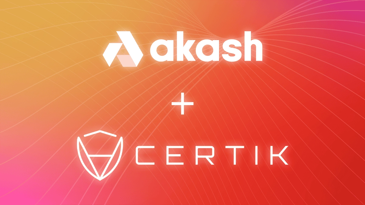 banner image for the post Akash Network Partners with CertiK