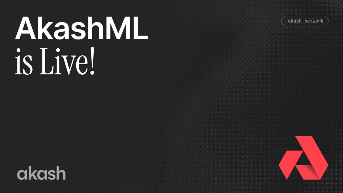 banner image for the post AkashML: Managed AI Inference on the Decentralized Supercloud