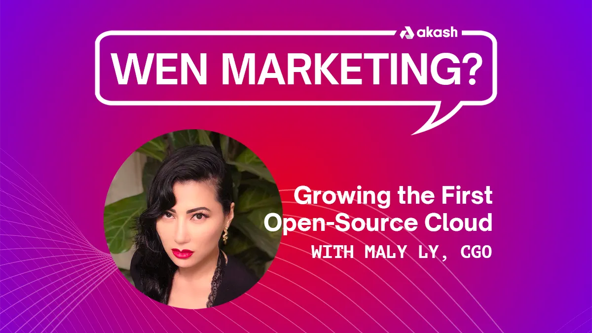 banner image for the post Wen Marketing? Growing the First Open-Source Cloud