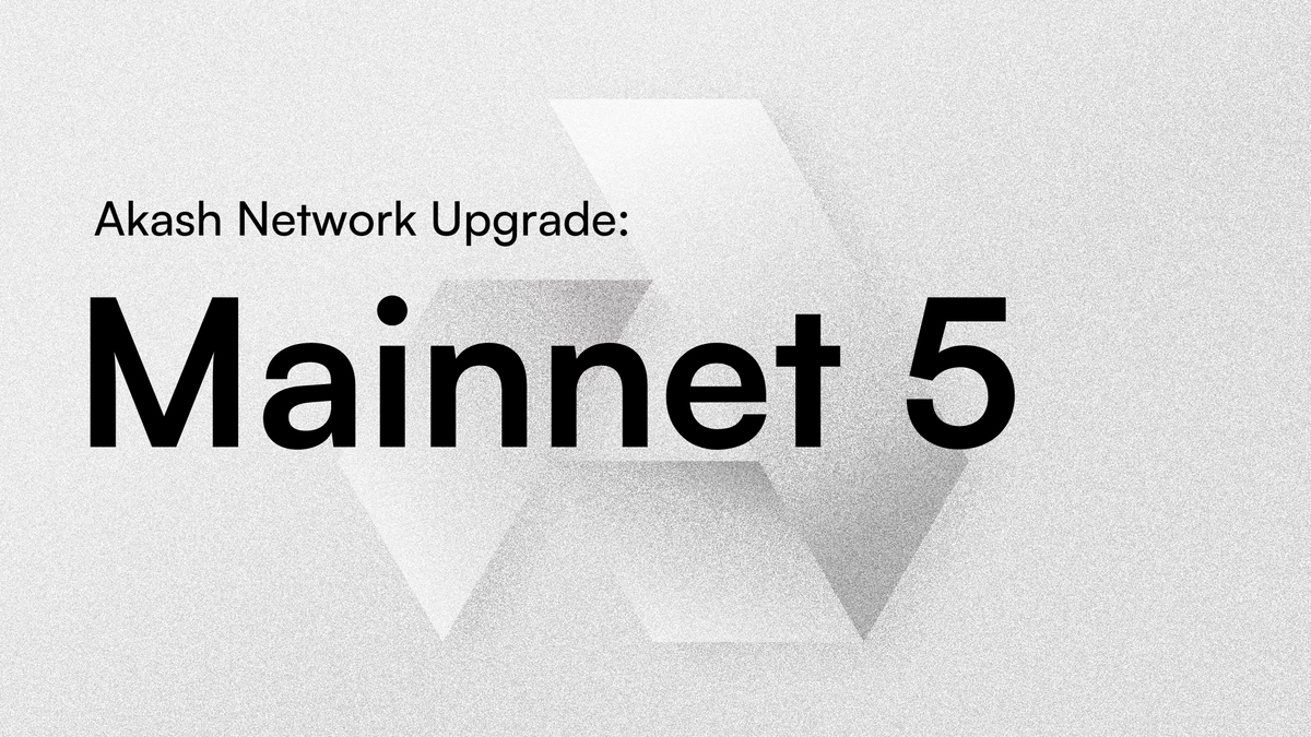banner image for the post Mainnet 5: Upgrade instructions, release notes, and more