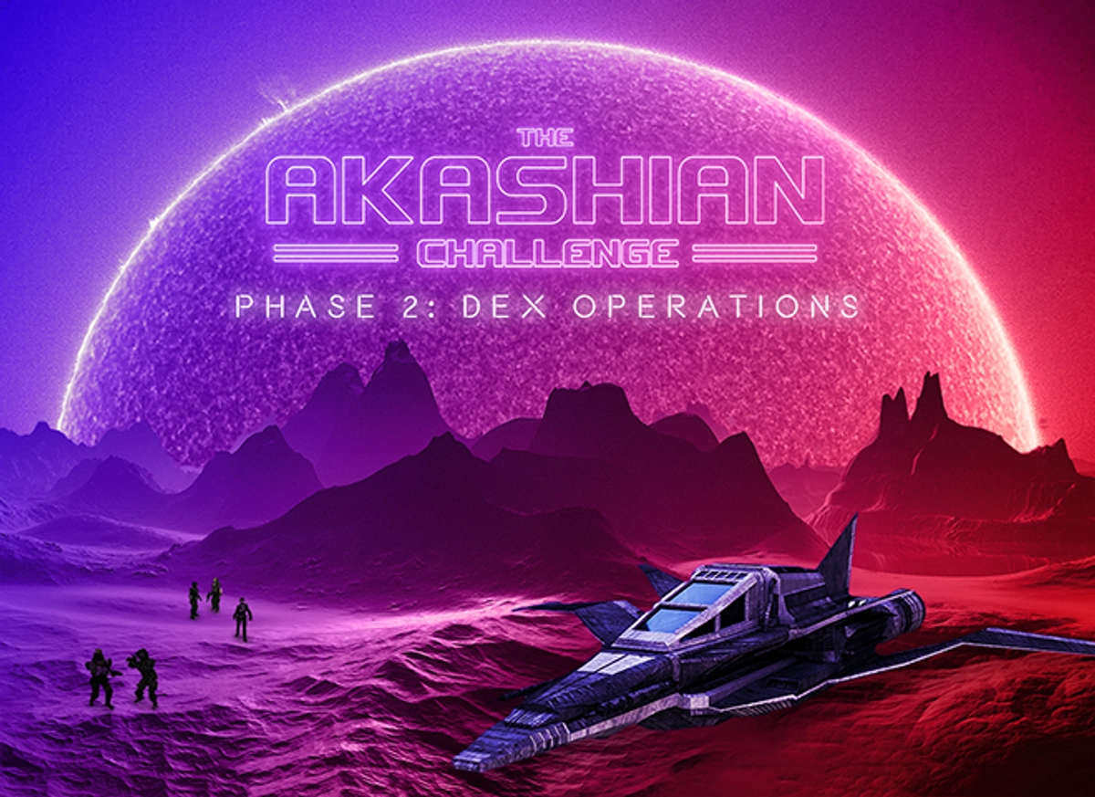 banner image for the post Announcing The Akashian Challenge: Phase 2
