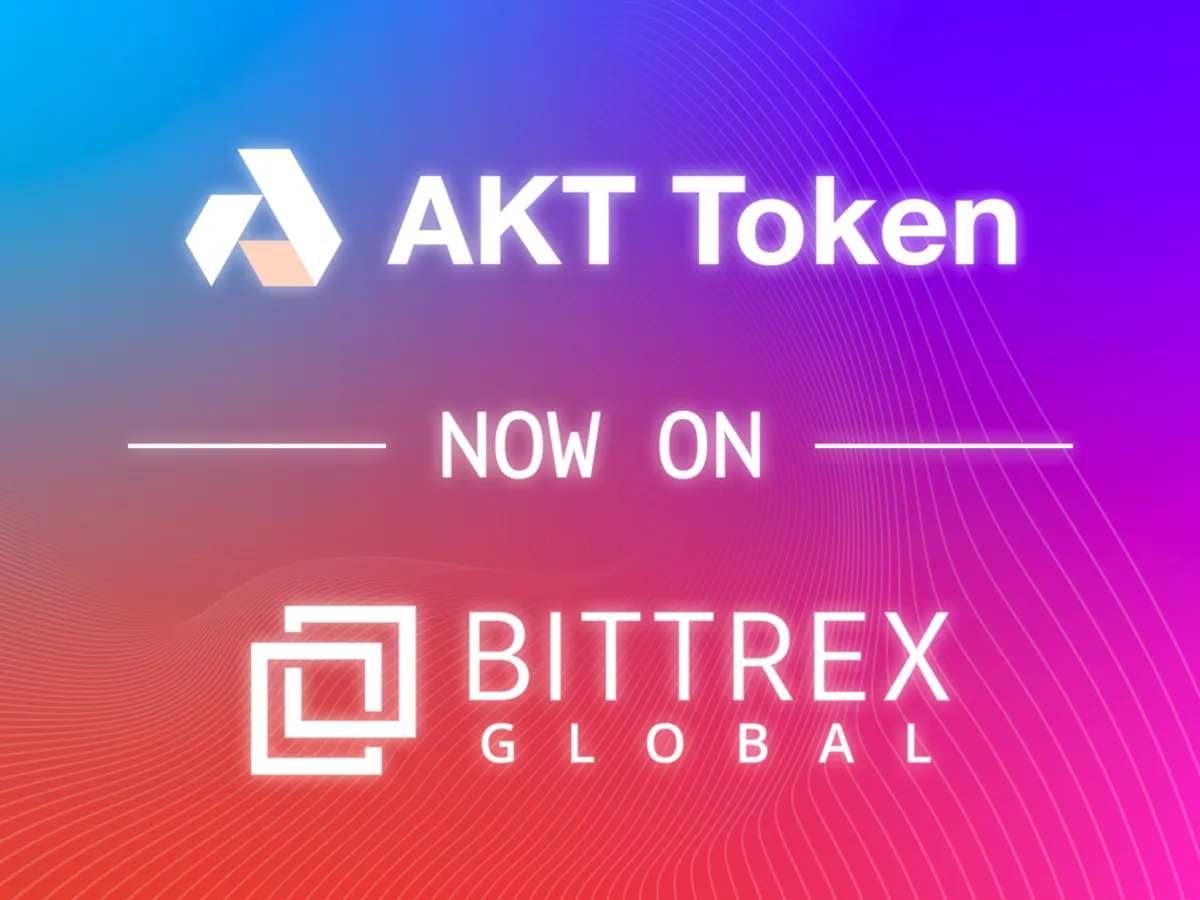 banner image for the post Akash Network’s Akash Token (AKT) Now Listed on Bittrex Global