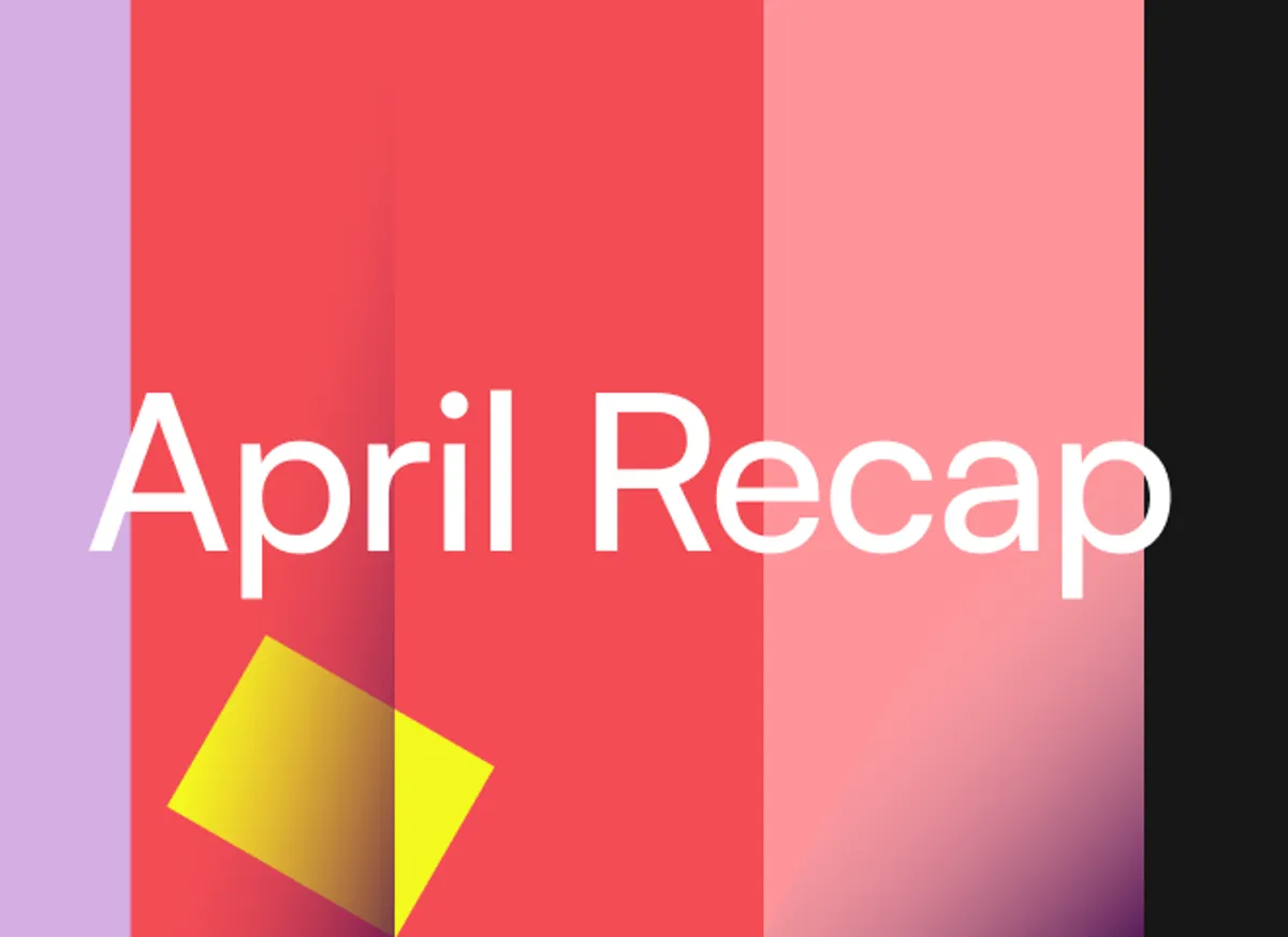 banner image for the post April Recap