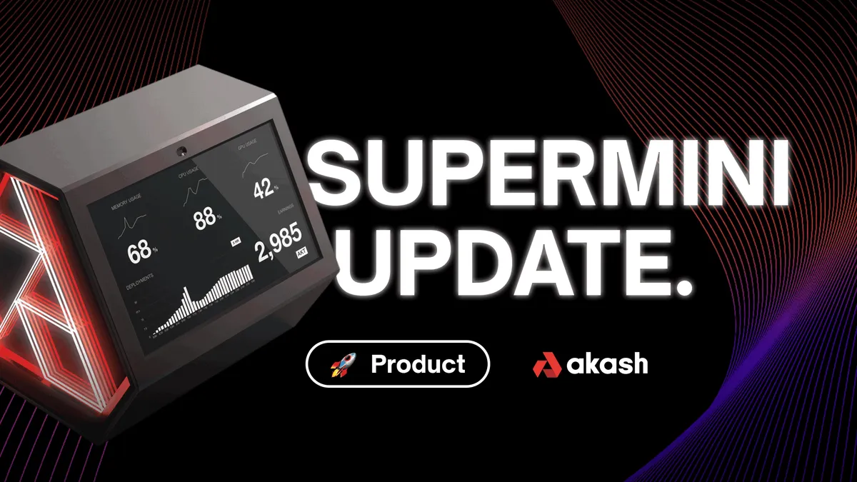 banner image for the post Supermini Update