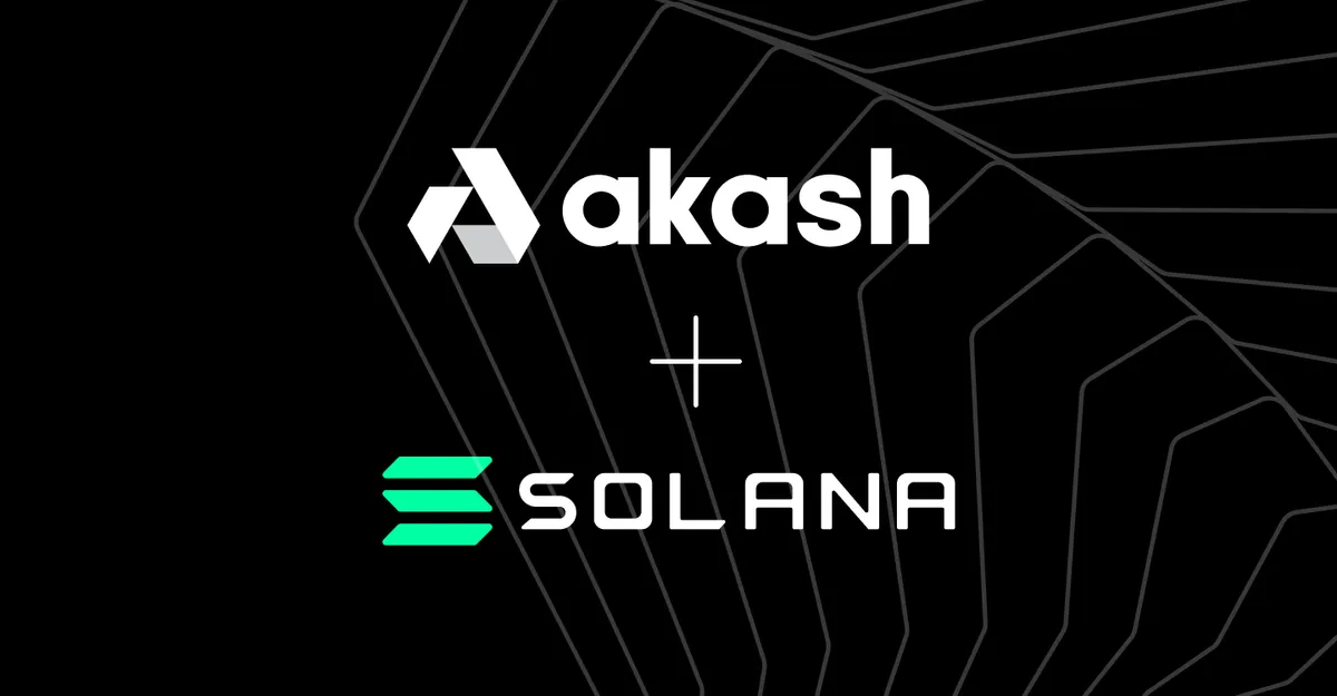 banner image for the post Akash Partners with Solana to Bring Web-Scale Smart Contracts to Supercloud