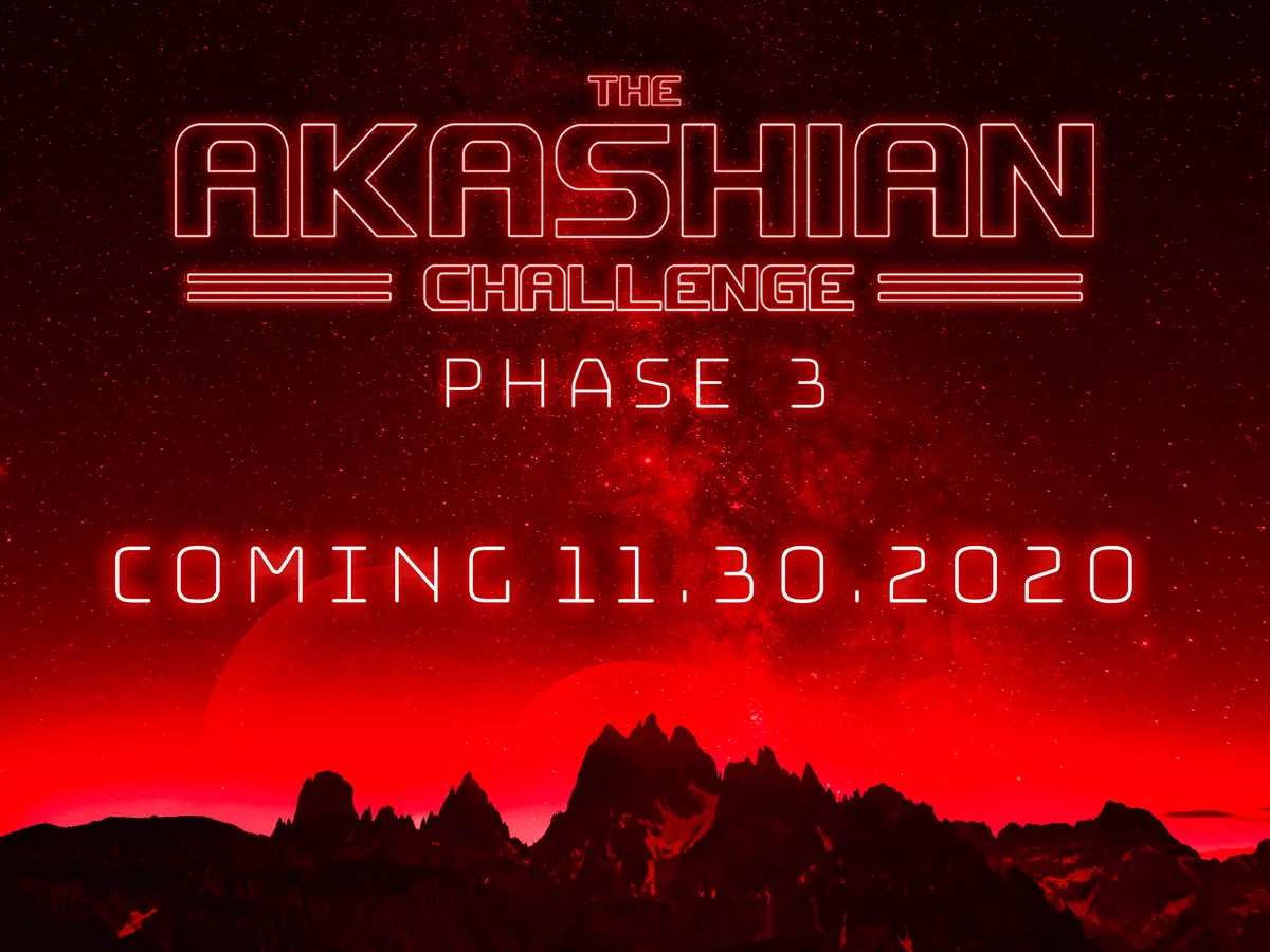 banner image for the post The Akashian Challenge Phase 3 Teaser