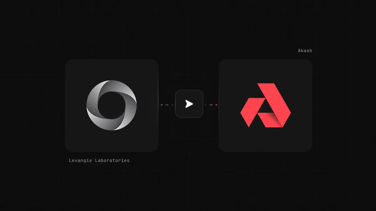 banner image for the post Why Levangie Labs Chose Akash to Power the First Semi-Autonomous AI Organization
