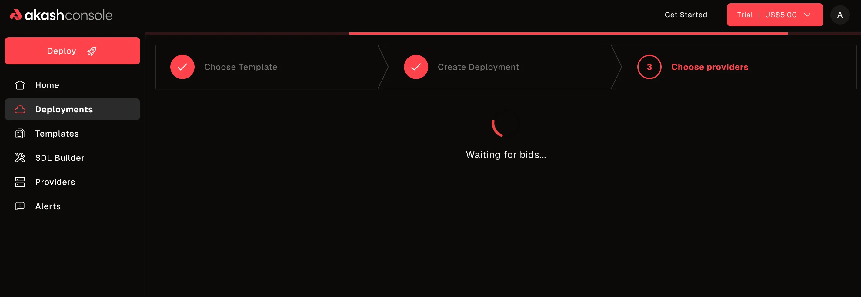 Deployment Progress
