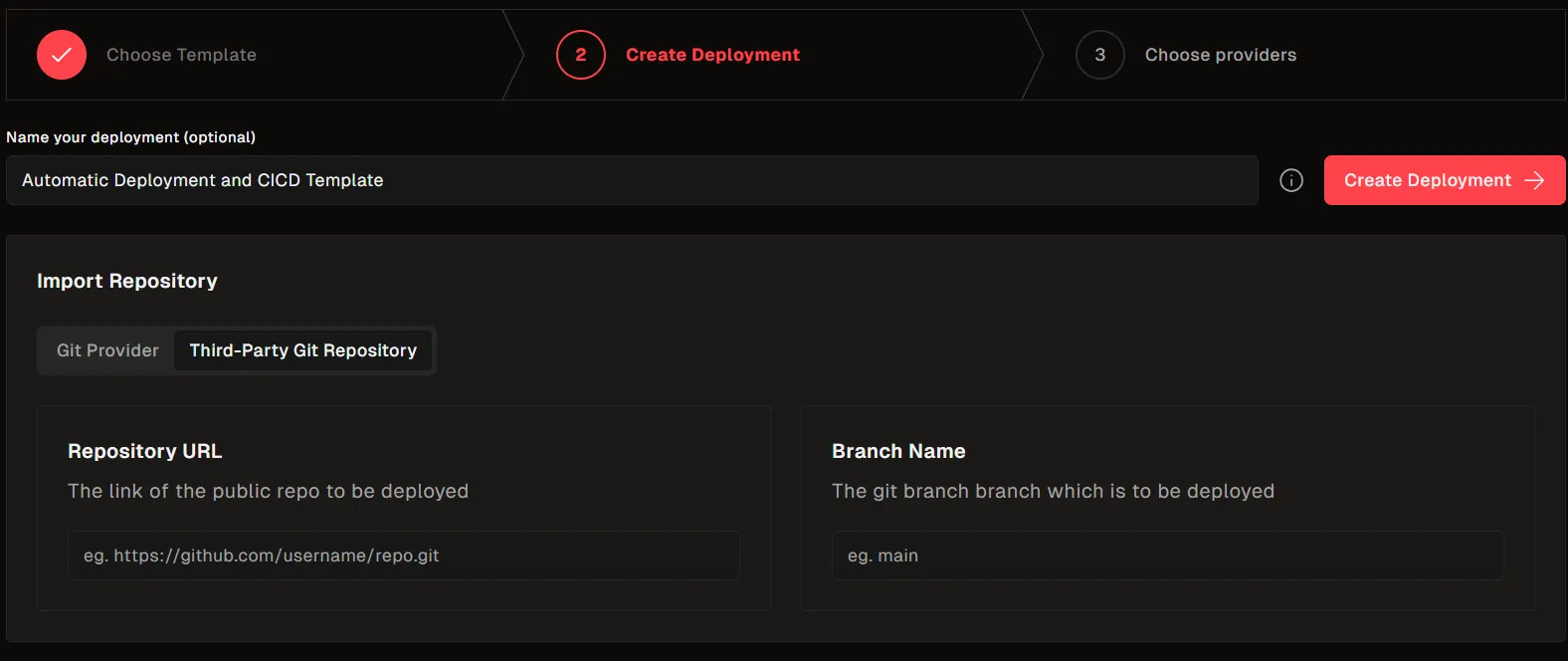Paste Public Repo Link