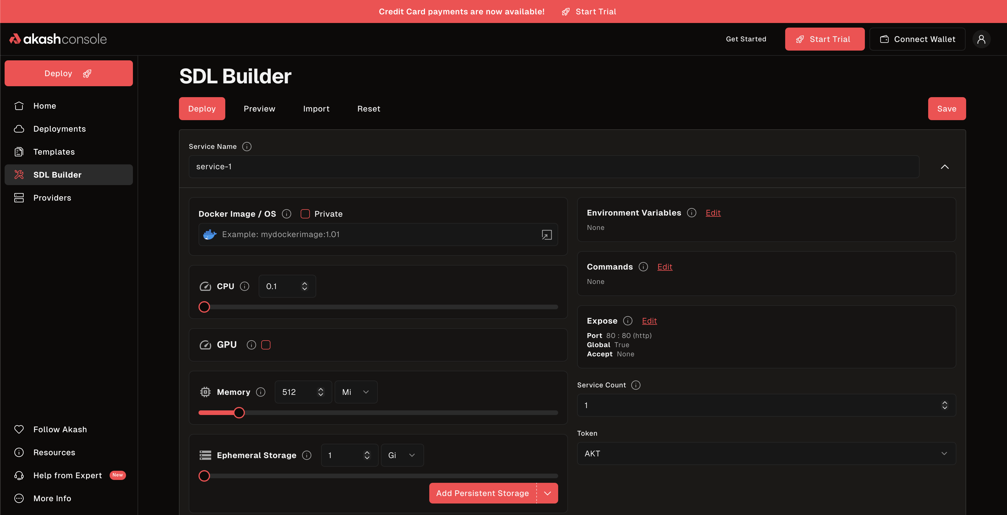 SDL Builder Interface