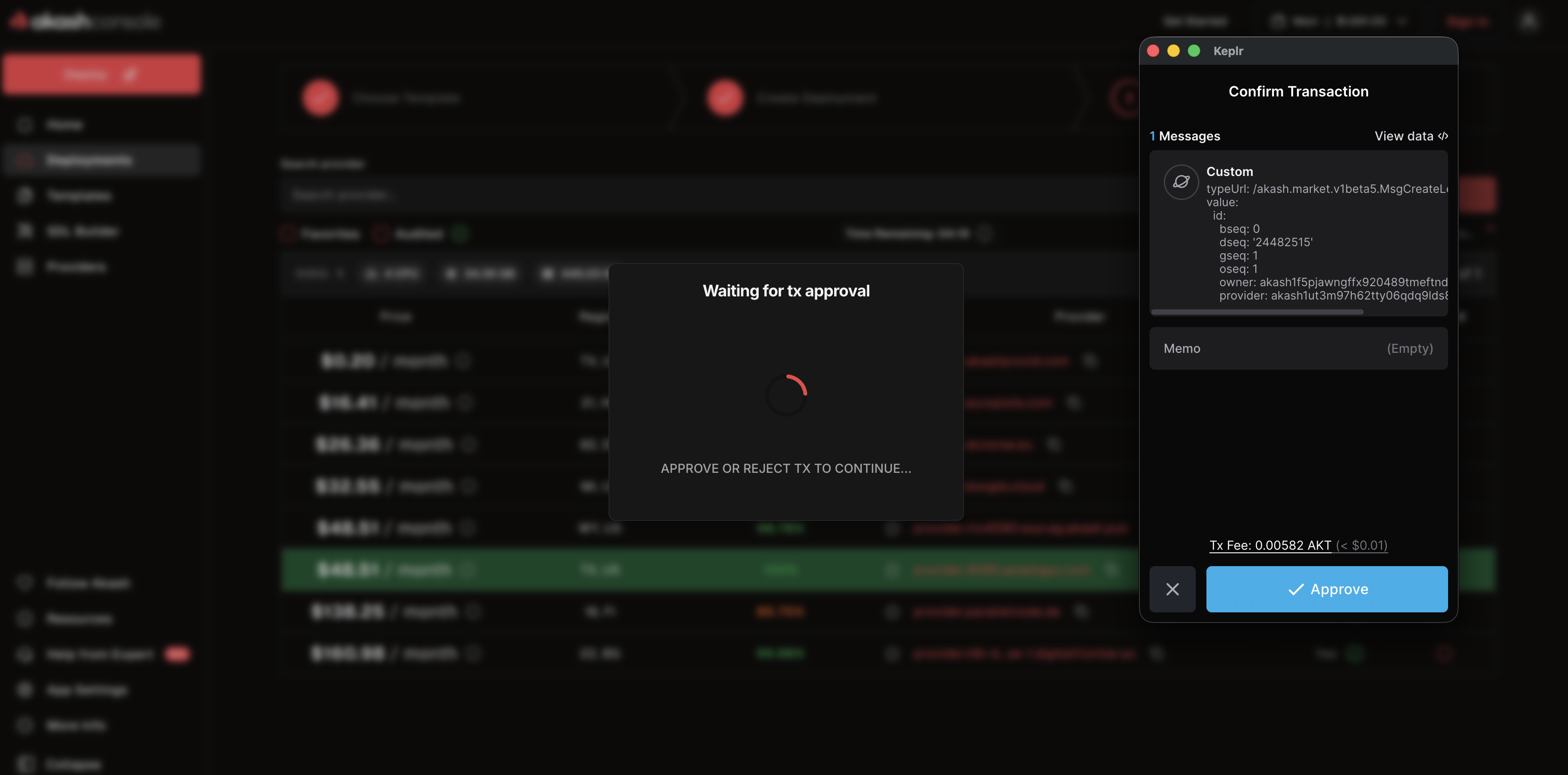 Lease Transaction Approval